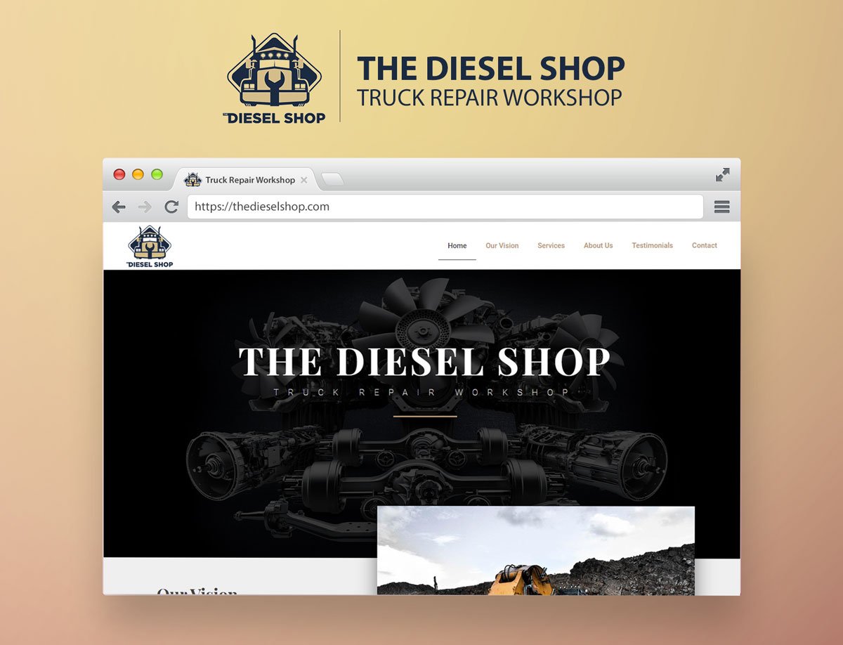 The Diesel Shop website